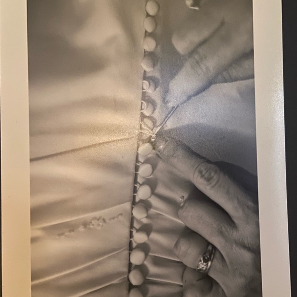 Wedding Gown plus size pearl cream - Picture 9 of 14